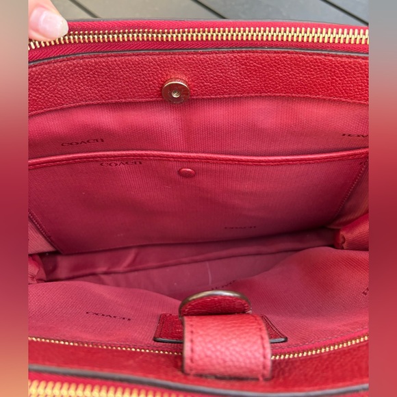 Red Coach Bag - Picture 4 of 7